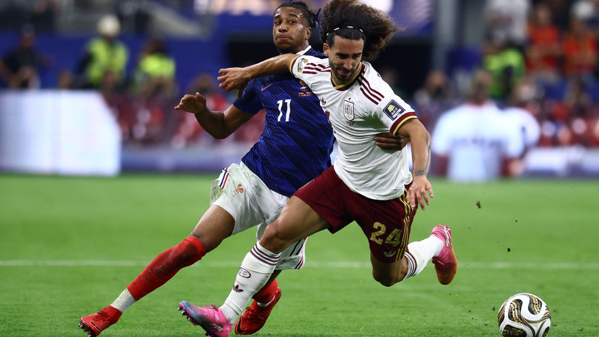 MICHAEL OLISE FRANCE MARC CUCURELLA SPAIN  