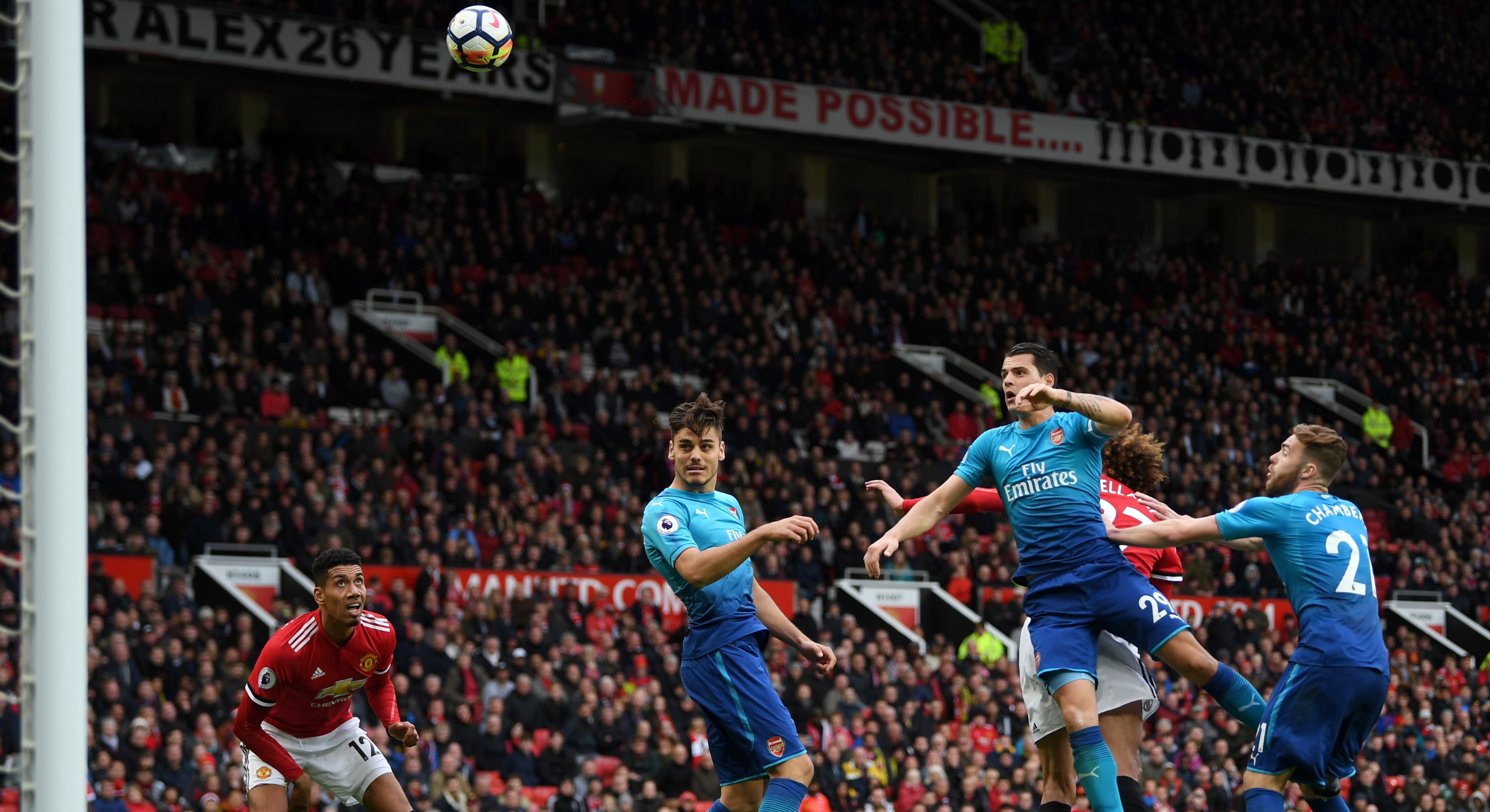 Marouane Fellaini Manchester United Arsenal