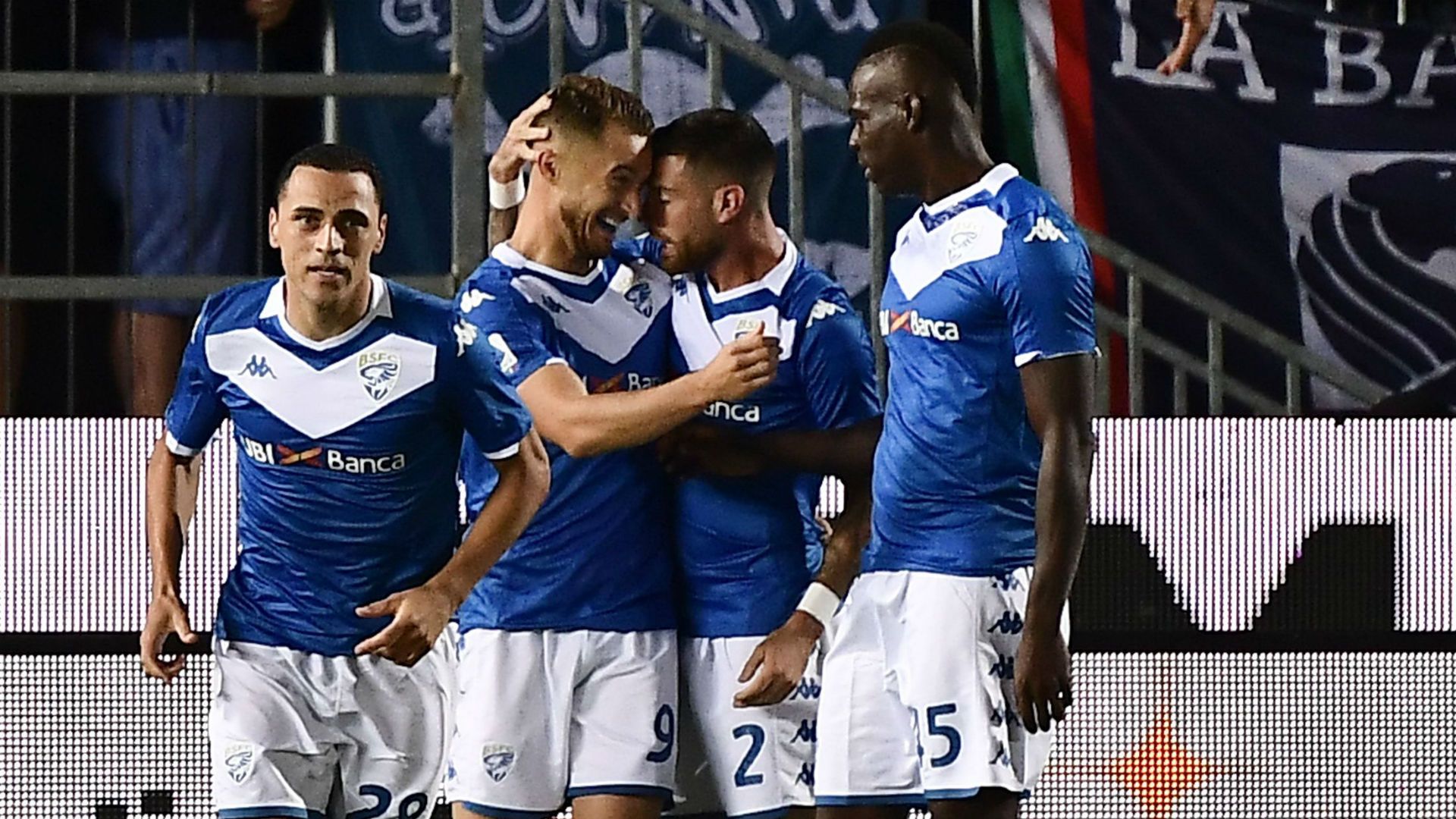 Brescia Juventus celebrating Serie A