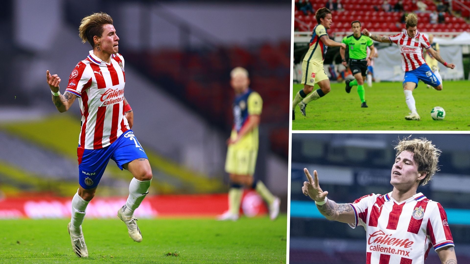 Chicote Calderón tres golazos vs América