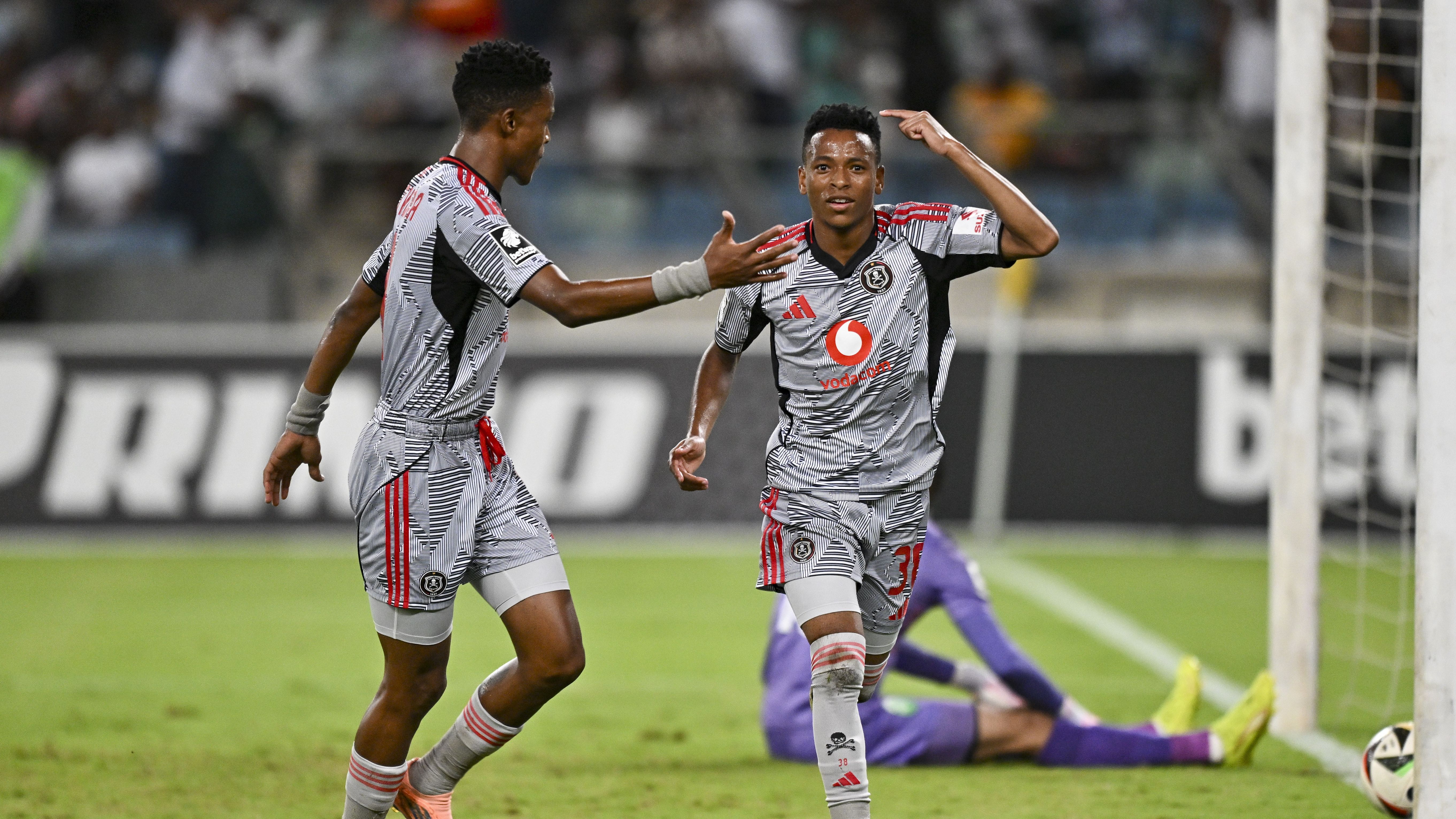 Nkhosikhona Ndaba, Relebohile Mofokeng, Orlando Pirates, February 2025