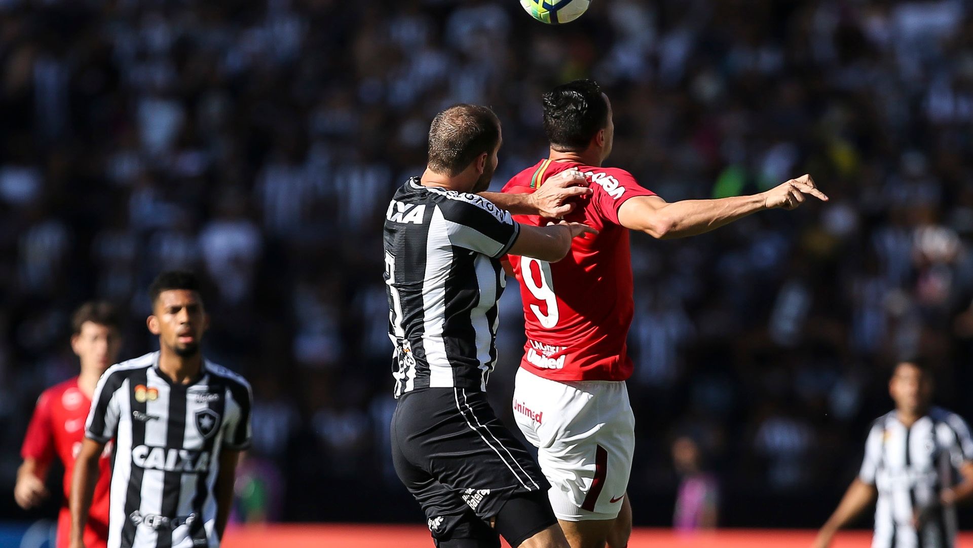Leandro Damião Joel Carli Botafogo Internacional Brasileirão Série A 18112018