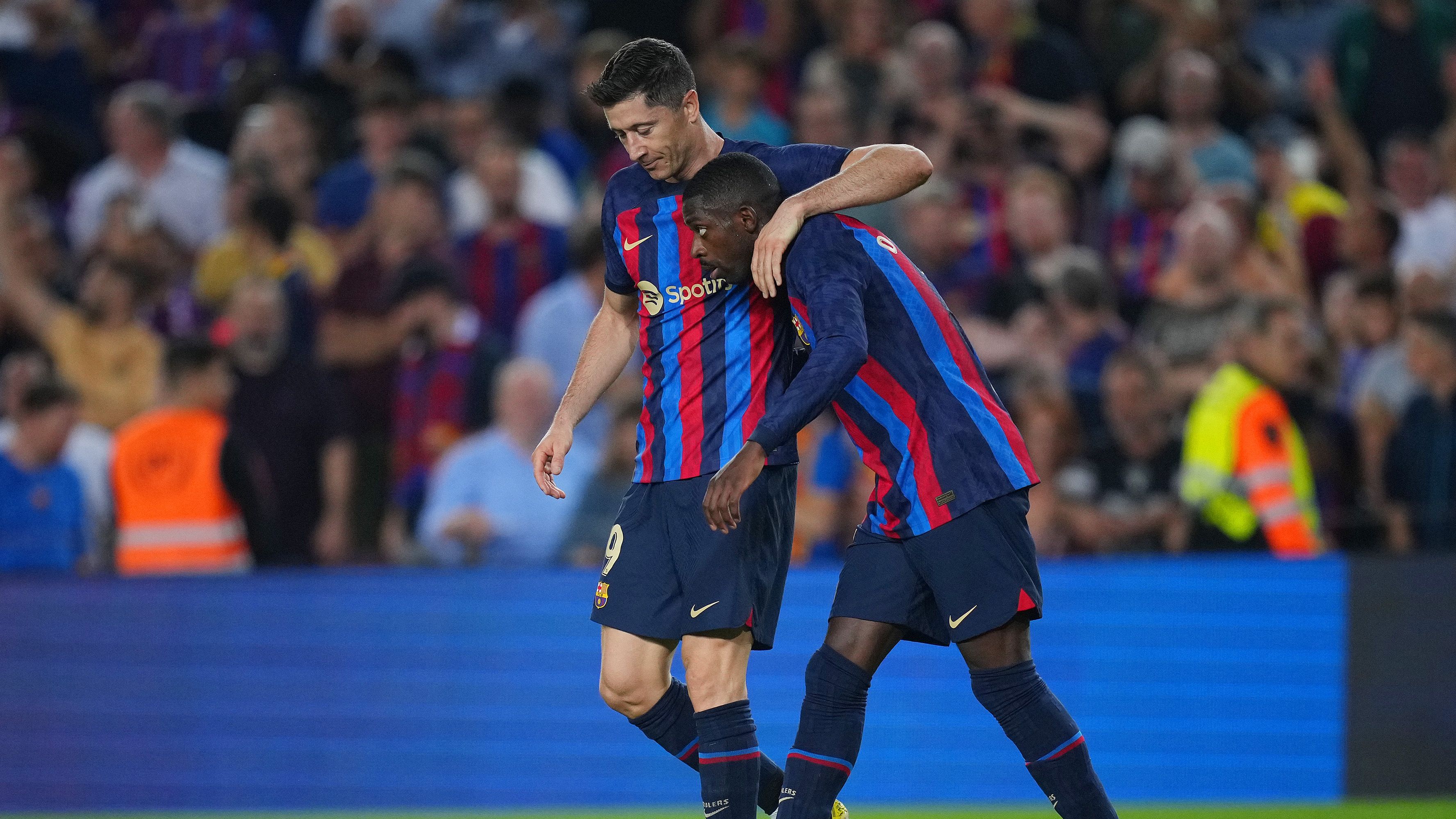 Robert Lewandowski Ousmane Dembele 2022-23