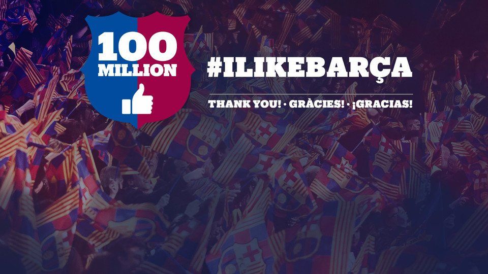 Barcelona 100 million Facebook