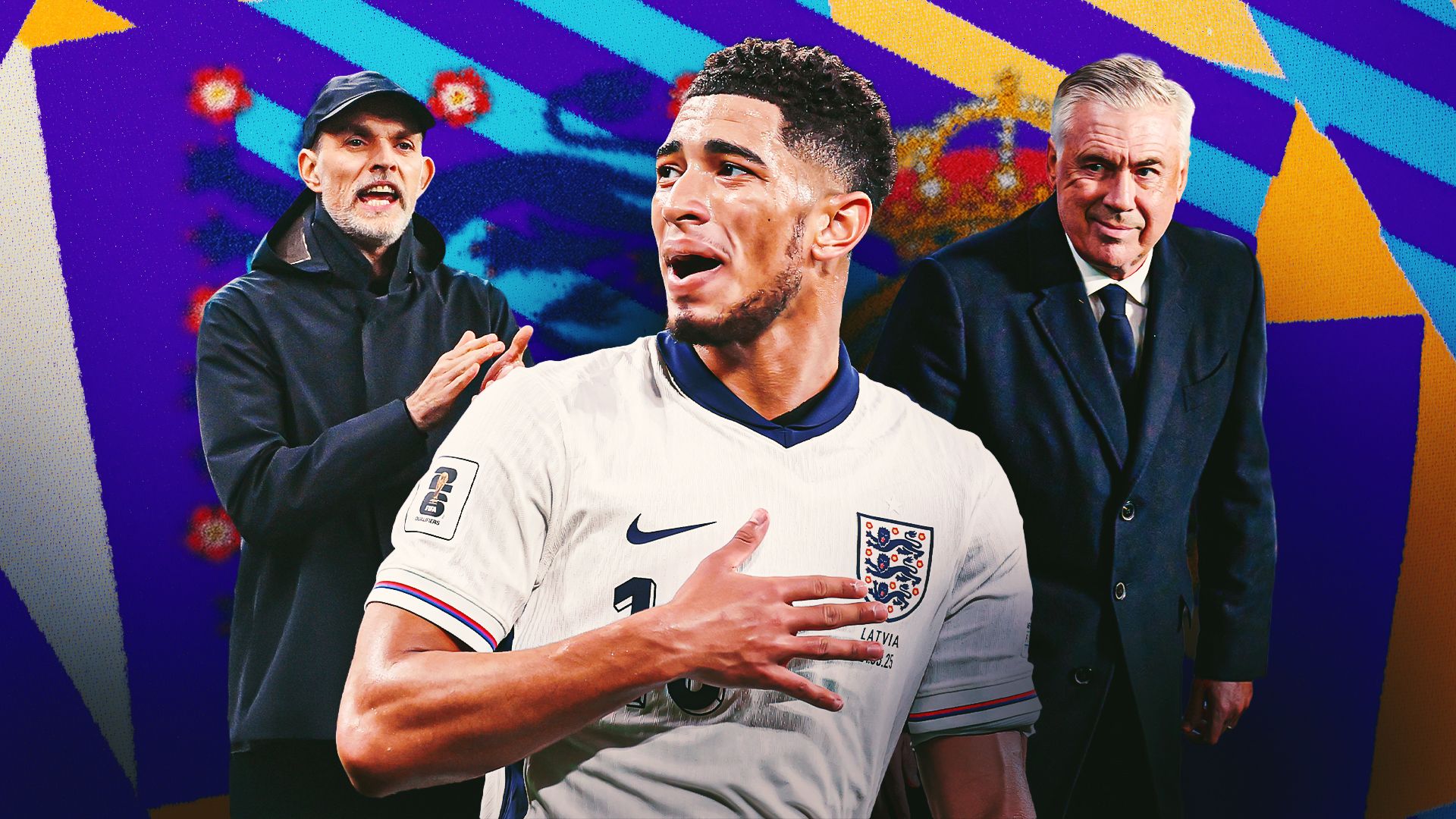 Jude Bellingham England Real Madrid GFX 16:9