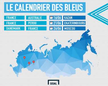 Tirage au sort CDM 2018 calendrier Bleus