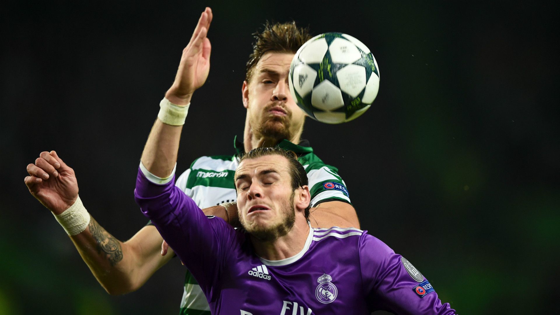 Sebastian Coates Gareth Bale Sporting Real Madrid Champions League