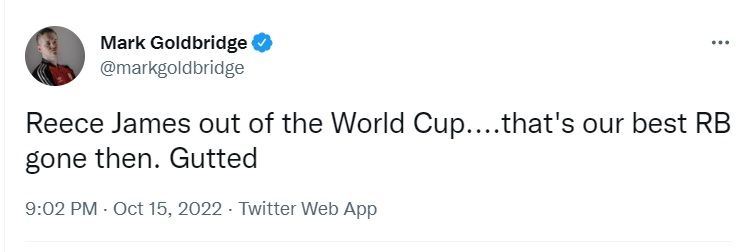 James tweet 1