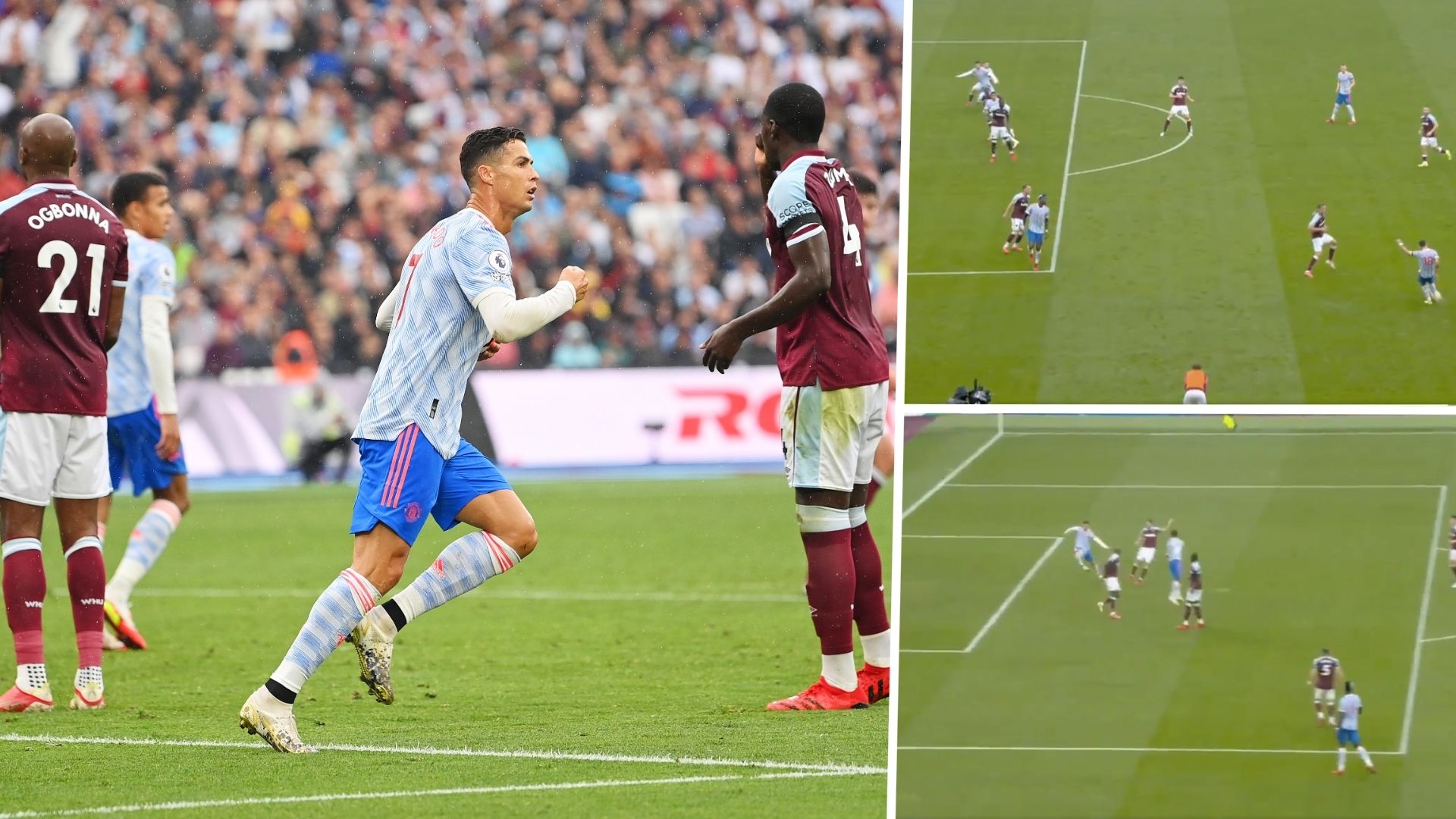 Cristiano Ronaldo Manchester United - West Ham