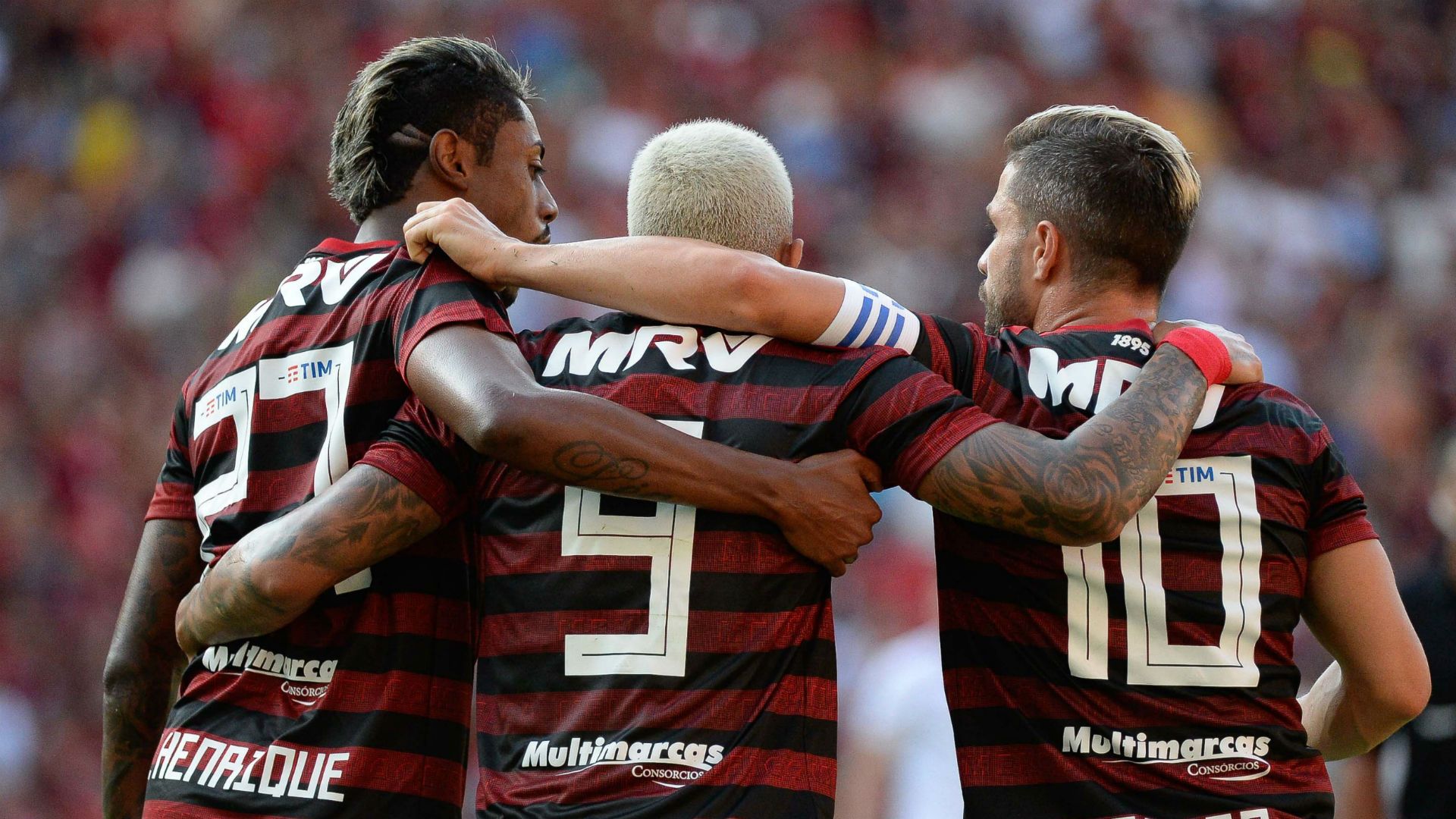 Bruno henrique Gabigol Diego Flamengo Fluminense Carioca 24 03 2019