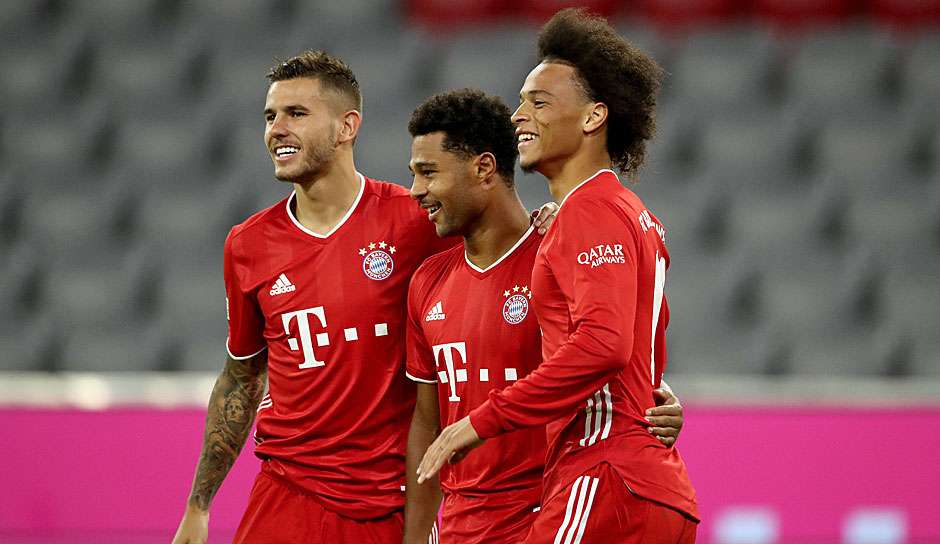 Lucas Hernandez Serge Gnabry Lery Sane Bayern Munchen 2020