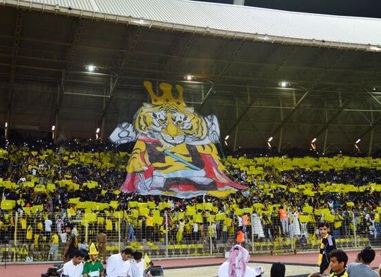 جماهير الاتحاد في مباراة العين