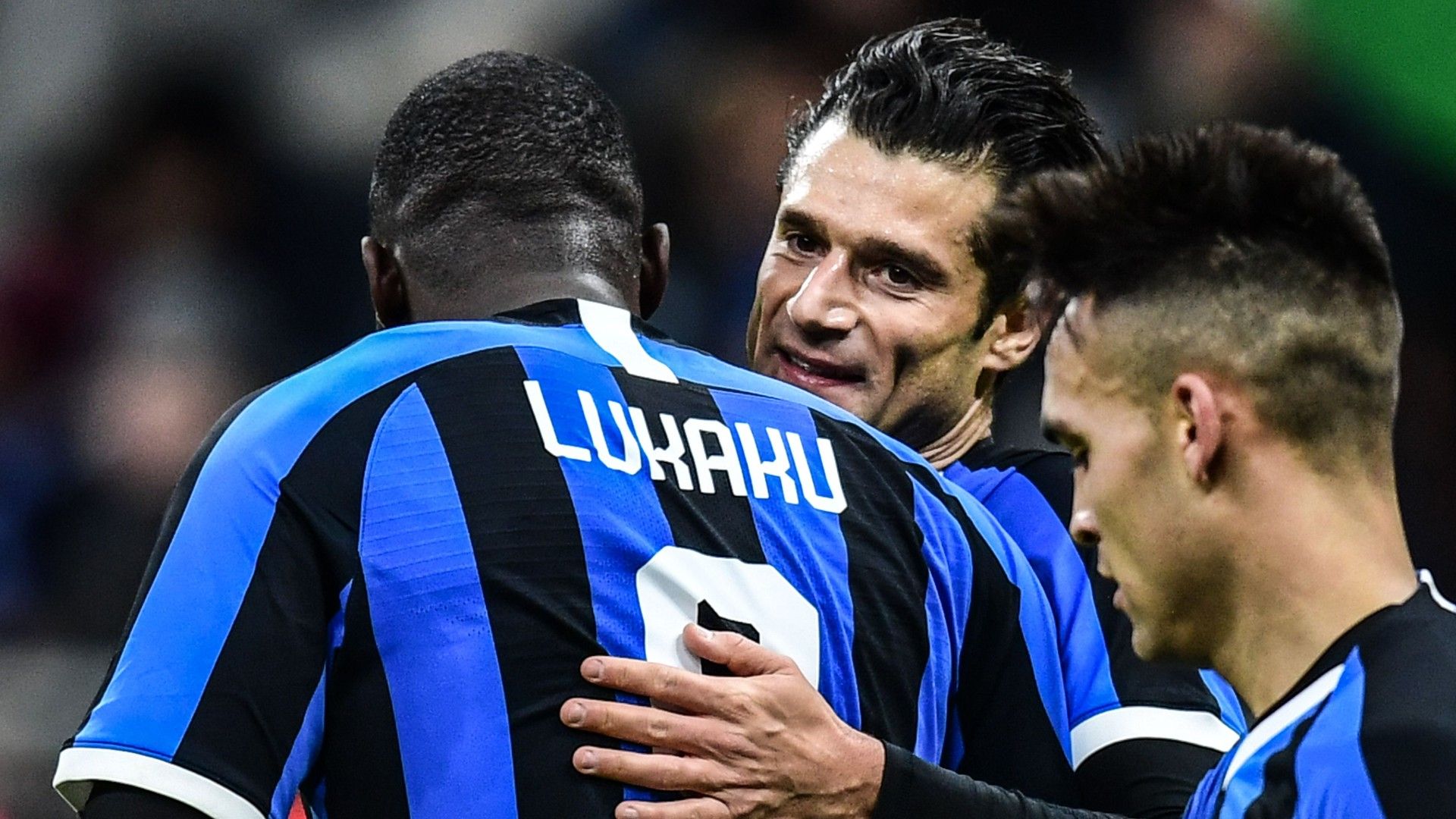 Candreva Lukaku Lautaro - Inter Fiorentina