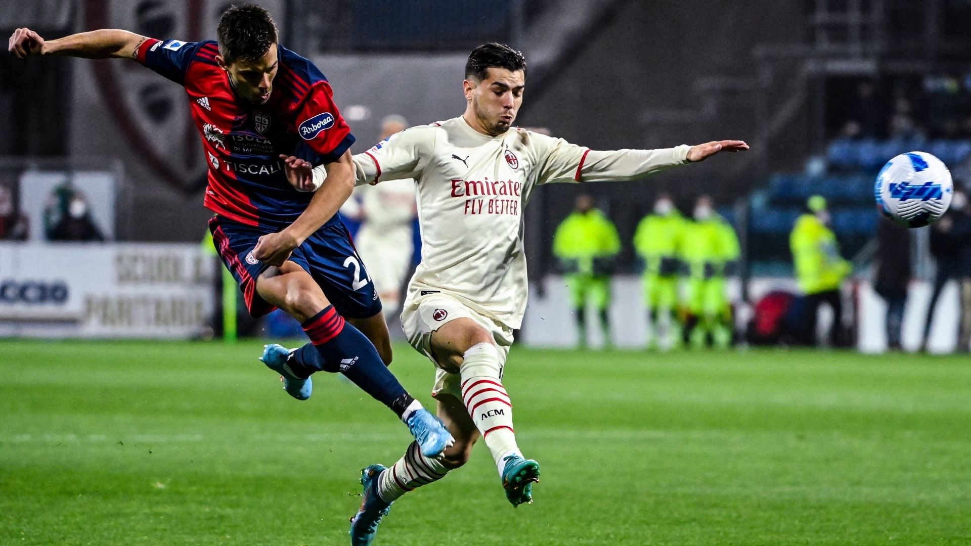 Grassi Brahim Diaz Cagliari Milan Serie A