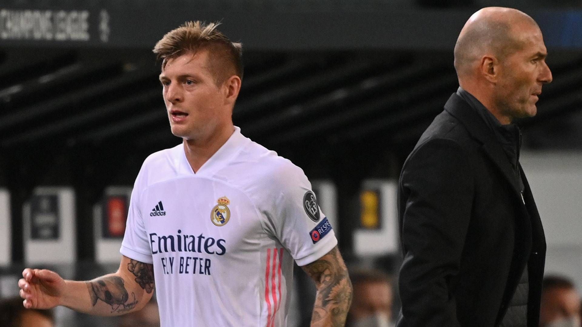 Toni Kroos Zinedine Zidane Real Madrid