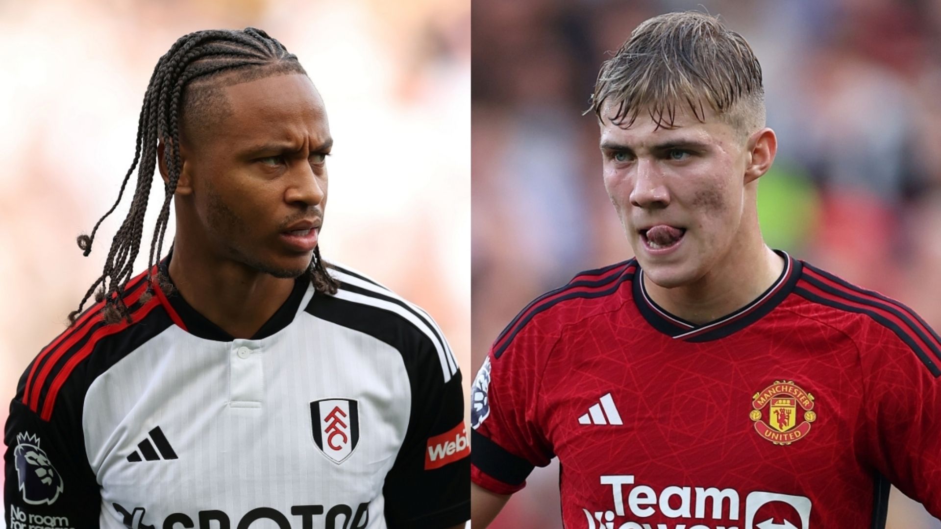 Bobby Decordova-Reid Fulham Rasmus Hojlund Man United