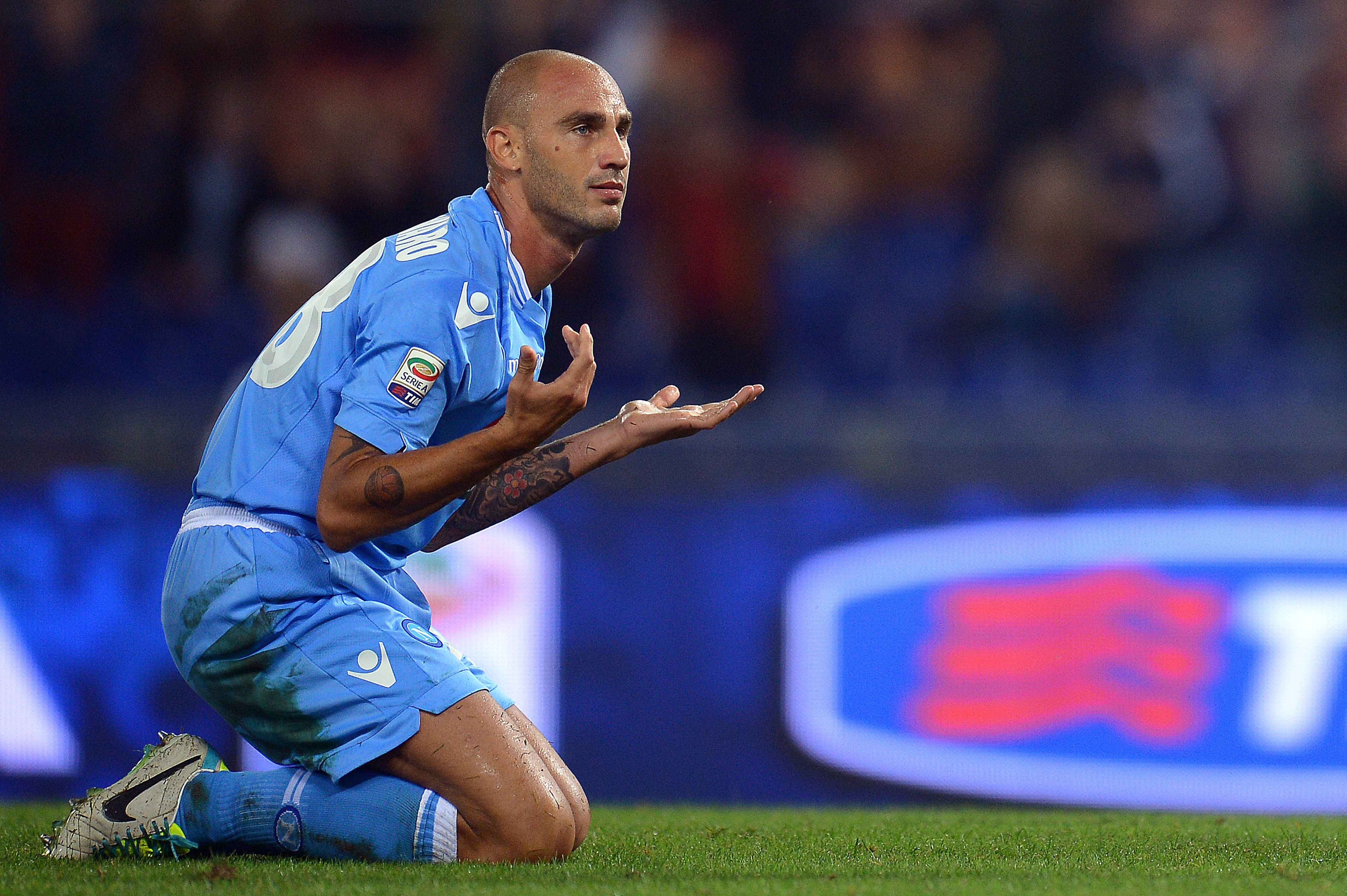 Napoli captain Paolo Cannavaro