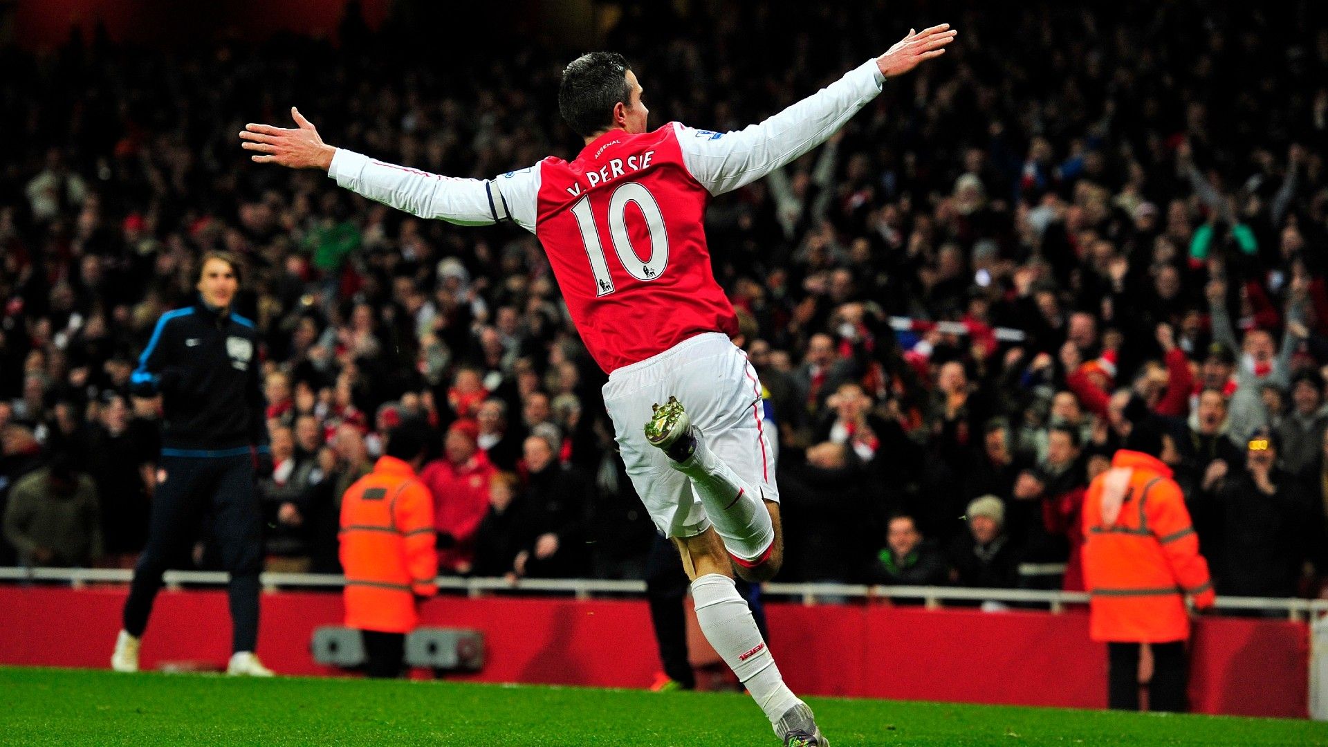 Van Persie Arsenal Everton 2011