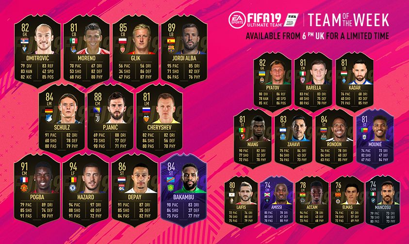 FIFA 19 TOTW28