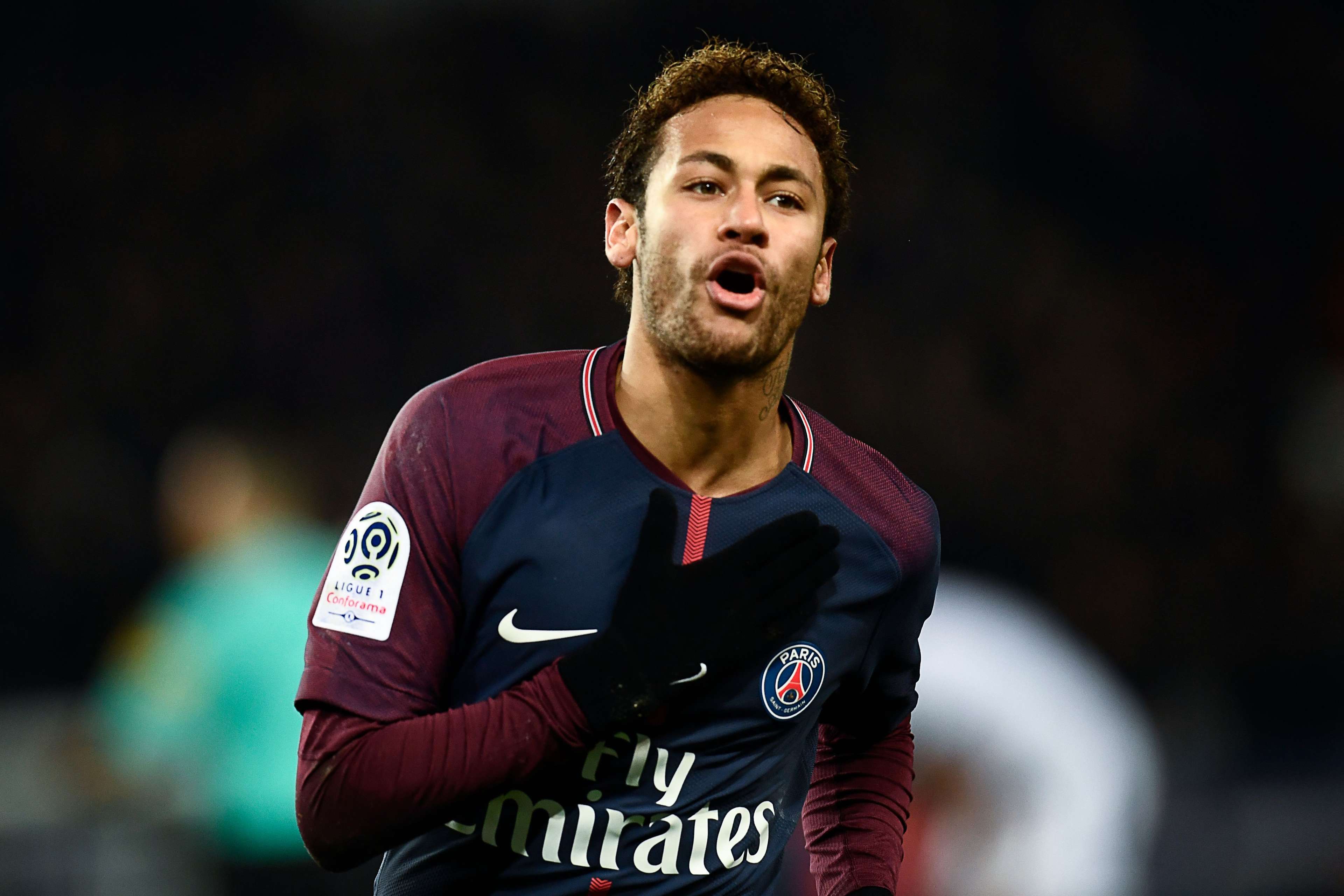 Neymar PSG Troyes Ligue 1 29112017