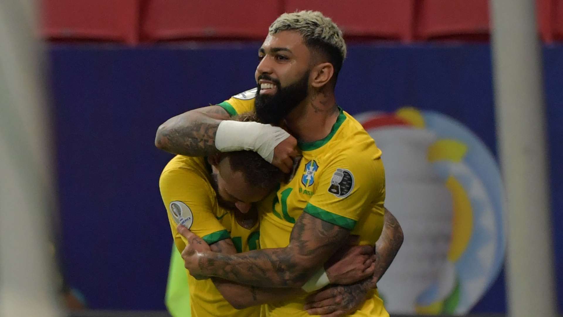 Gabigol e Neymar - Brasil x Venezuela Copa América 13062021