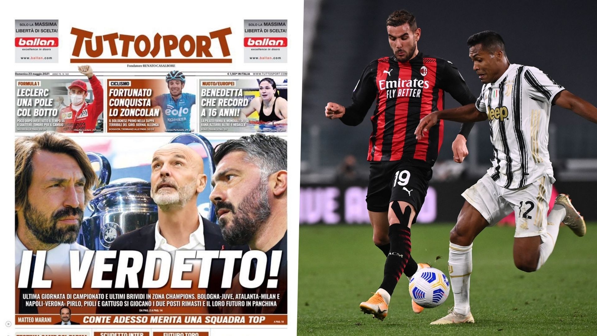 23 May 2021 Tuttosport