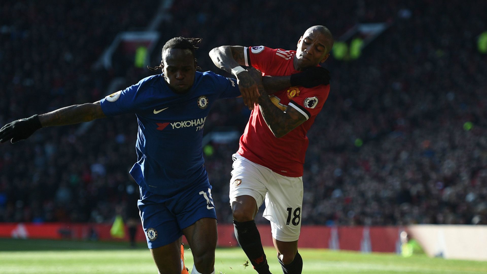 Ashley Young Manchester United Chelsea