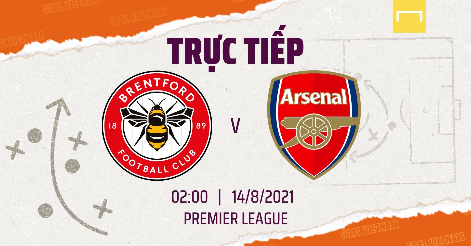 Live Brentford vs Arsena