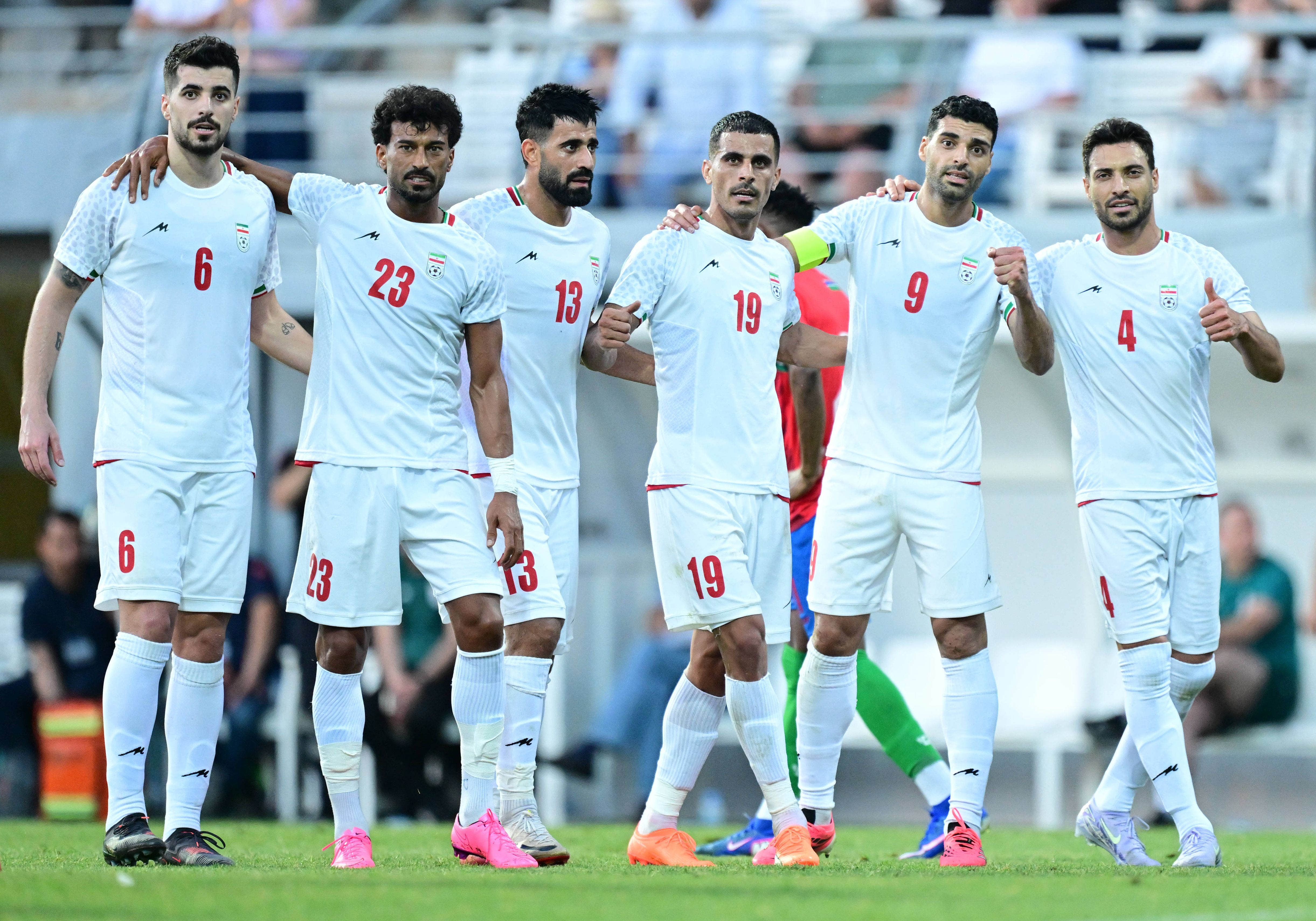 Iran v Gambia - Friendlies ANTALYA, TURKIYE - MAY 29: Players of Iran National Football Team celebrate after their teammate Mehdi Taremi (9) scored a goal during a friendly football match against Gambia at Titanic Mardan Palace Sports Complex in Antalya, Turkiye on May 29, 2026. Orhan Cicek Anadolu Antalya Turkey. Editorial use only. Please get in touch for any other usage. Copyright: x2026xAnadoluxOrhanxCicekx