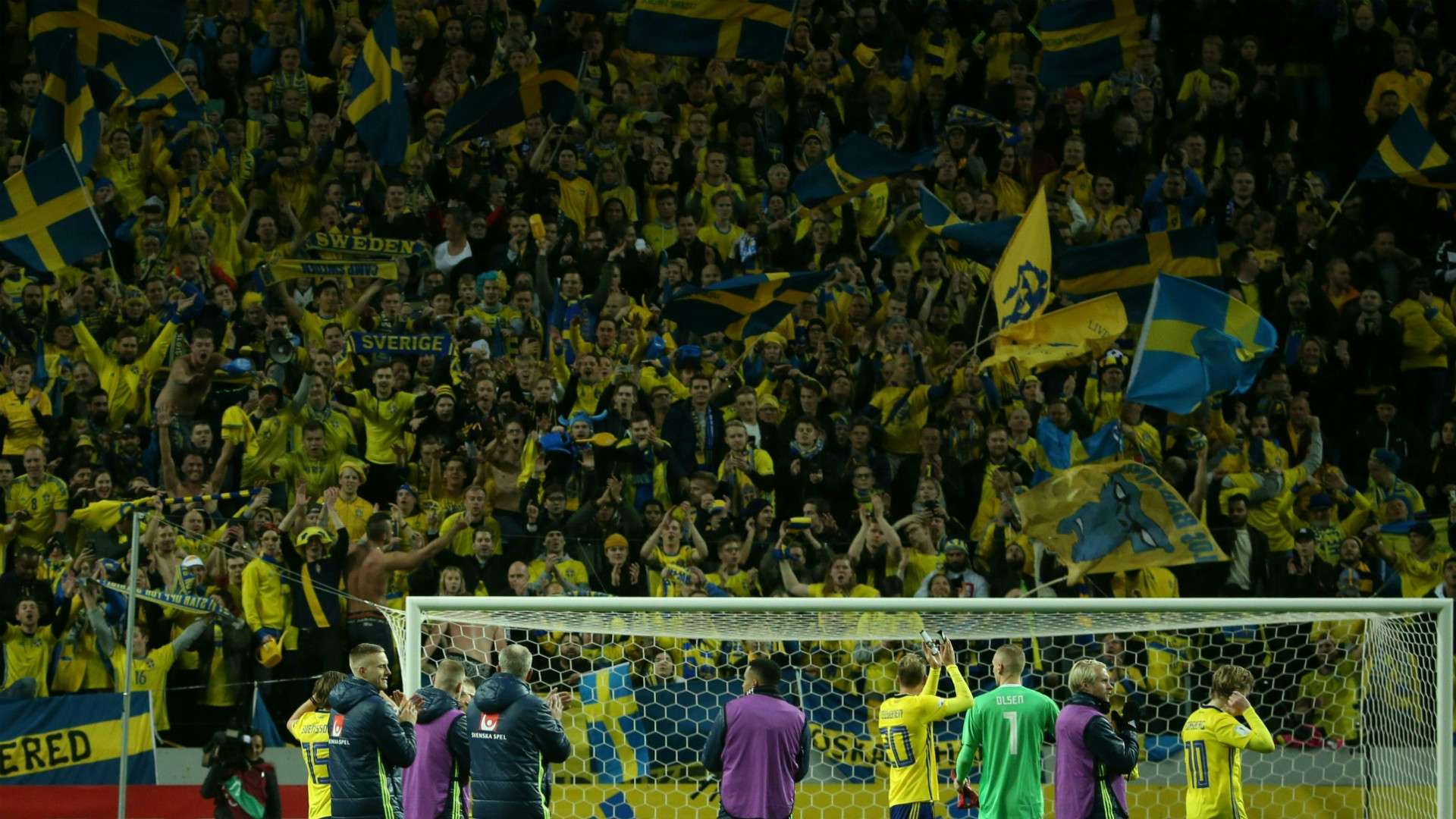 Sweden Italy swedish fans