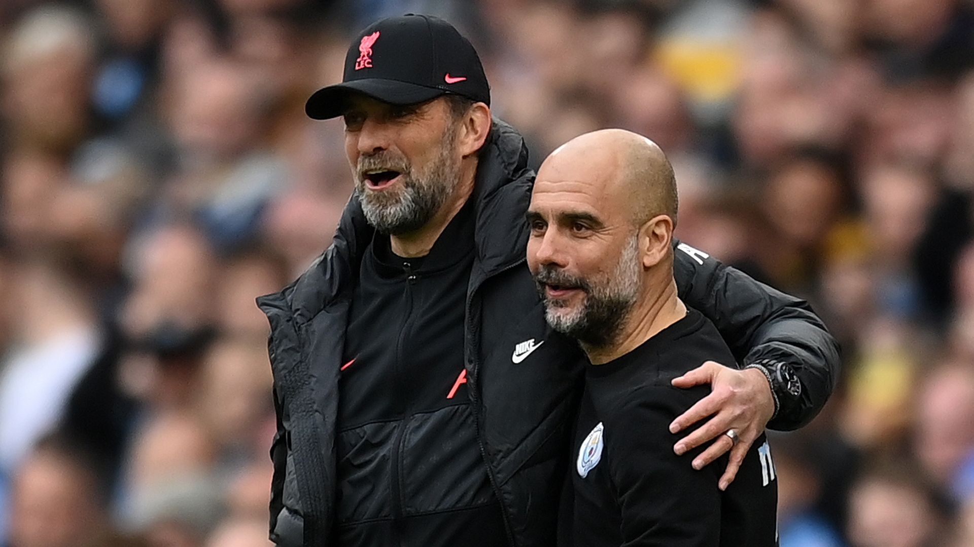 Jurgen Klopp Pep Guardiola Manchester City Liverpool Premier League 2021-22