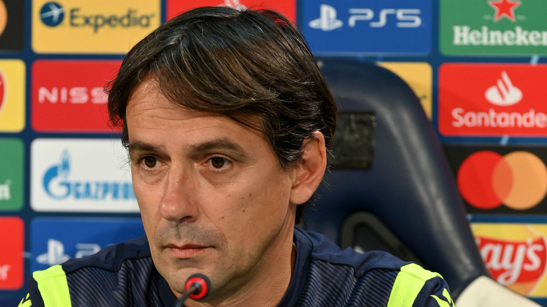 Simone Inzaghi Lazio Zenit press conference