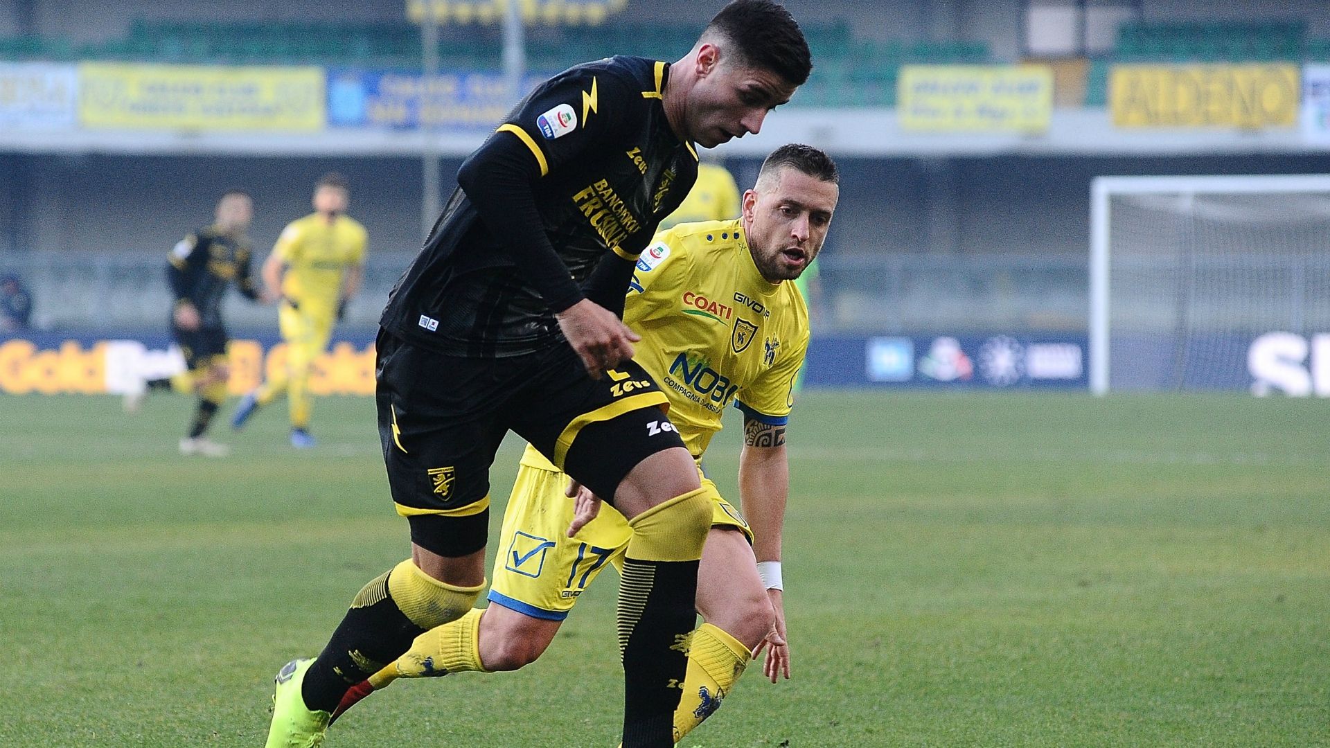 Edoardo Goldaniga Emanuele Giaccherini Chievo Frosinone Serie A