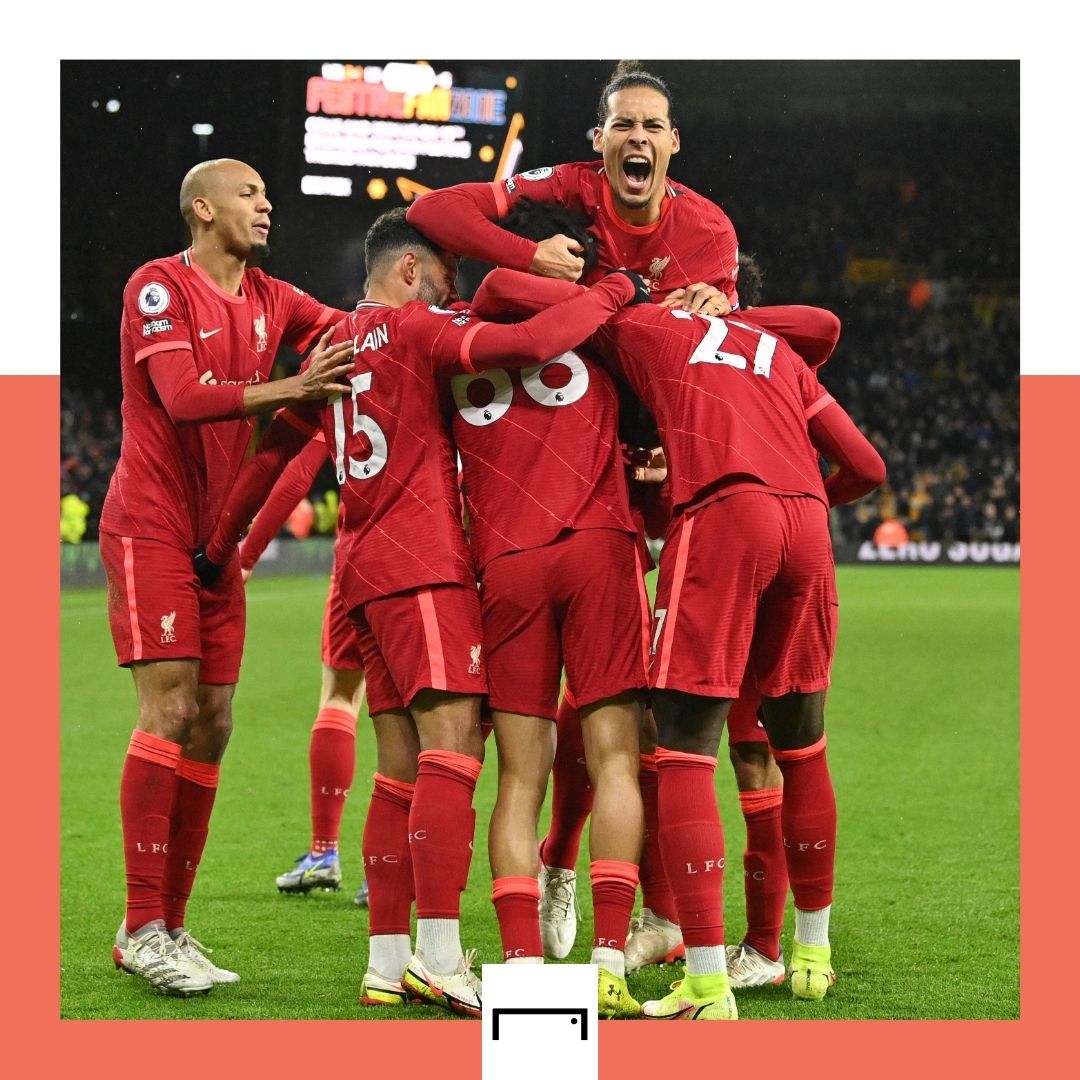 Virgil van Dijk Liverpool Wolves Premier League 2021-22 GFX