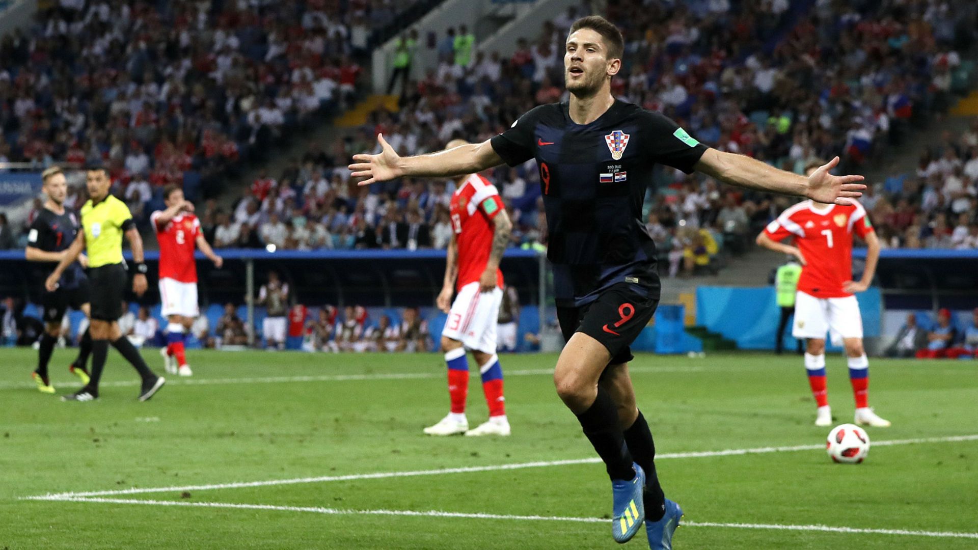 russia croatia - andrej kramaric - world cup - 07072018