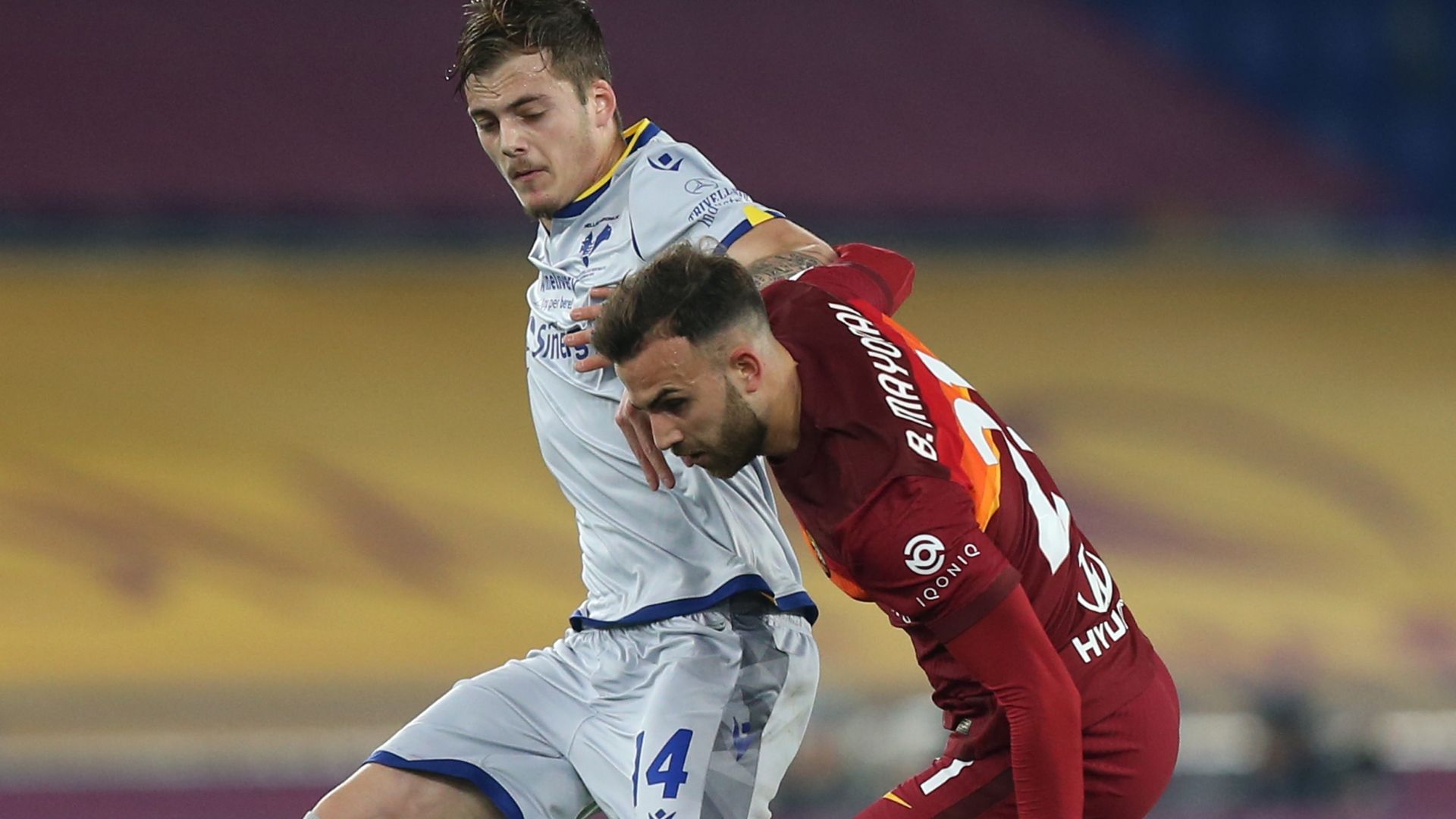 Ilic Borja Mayoral Roma Verona Serie A