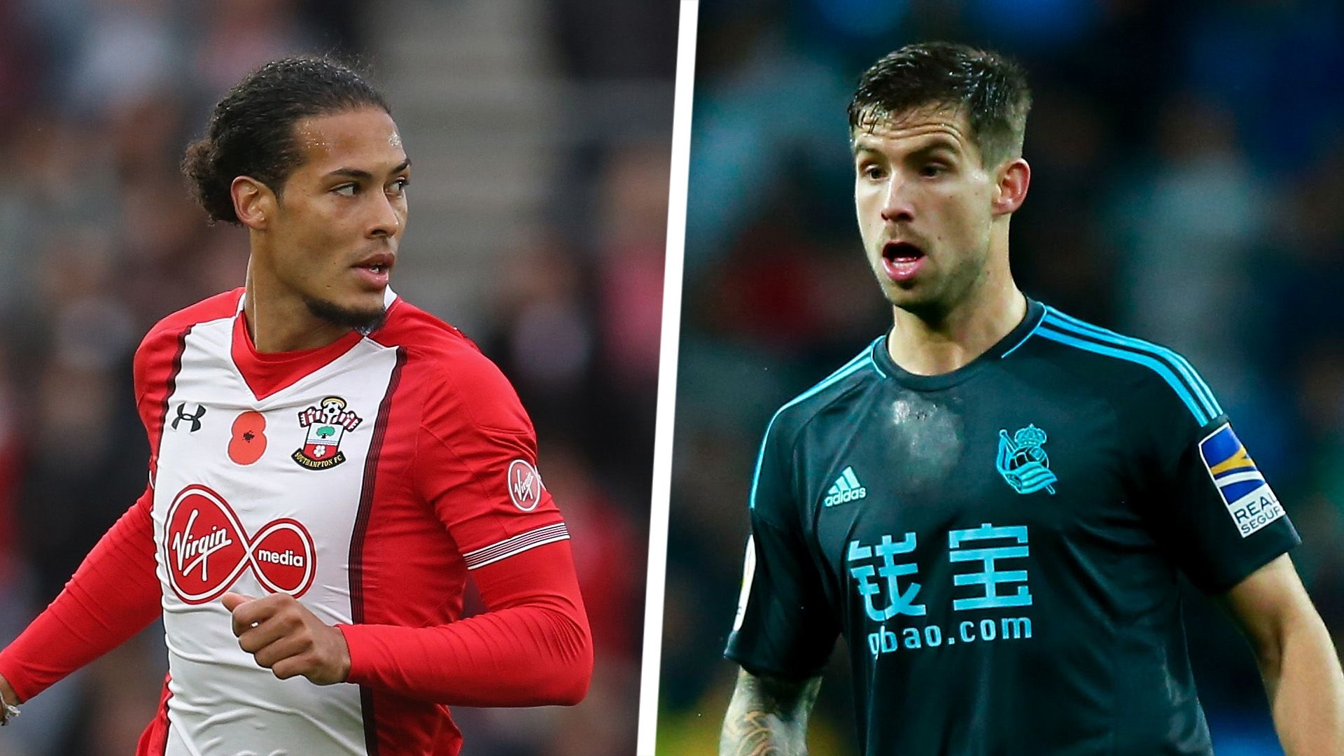 Virgil Van Dijk Inigo Martinez Split