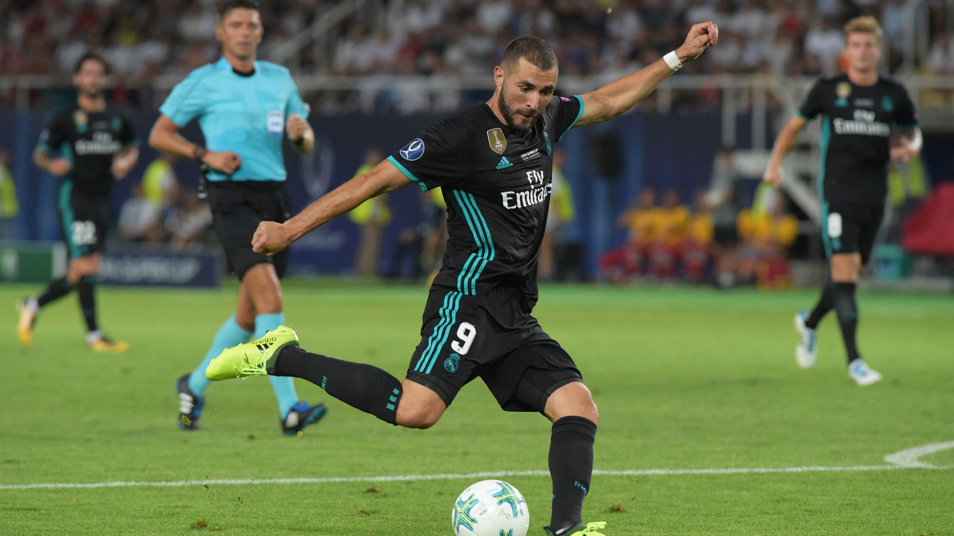 Karim Benzema Real Madrid Manchester United UEFA Supercup