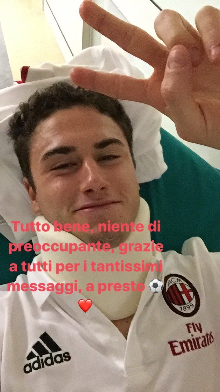 Davide Calabria Instagram Story