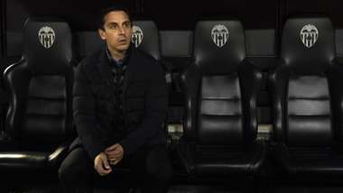 Gary Neville Valencia Barcelona Copa del Rey
