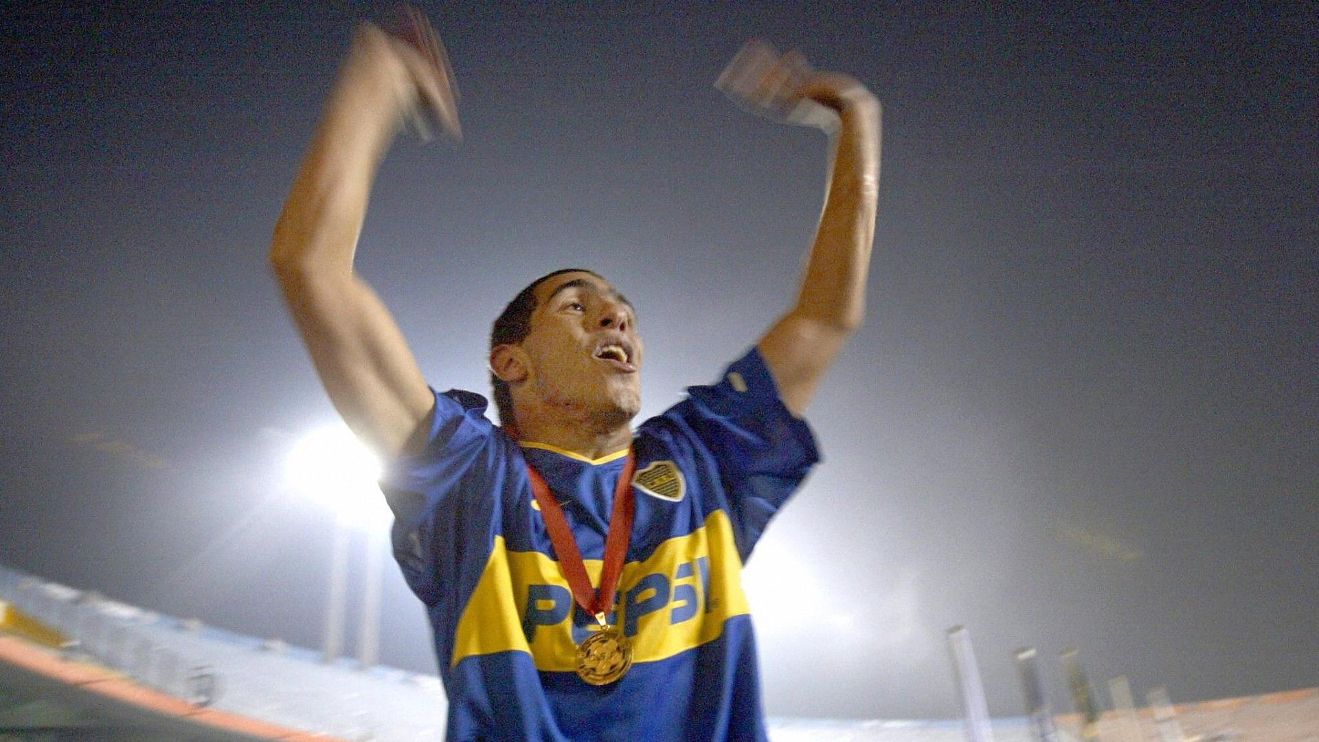 Carlos Tevez Santos Boca Final Copa Libertadores 2003