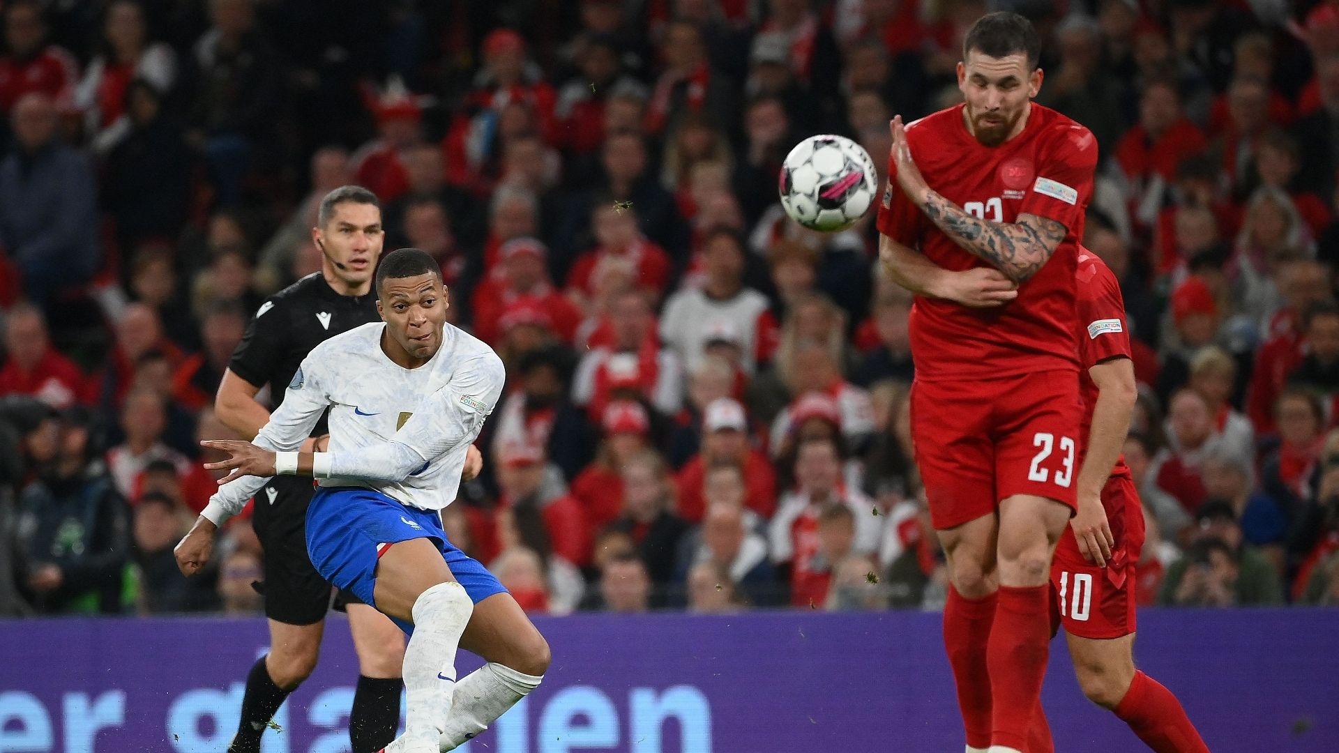 Kylian Mbappe Denmark France 2022