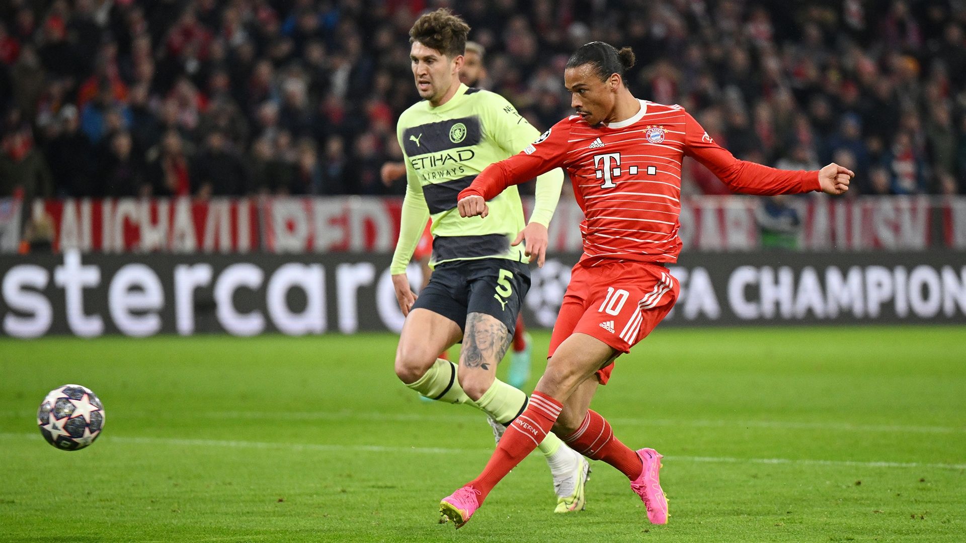 Leroy Sane miss Bayern Munich Man City 2022-23 Champions League