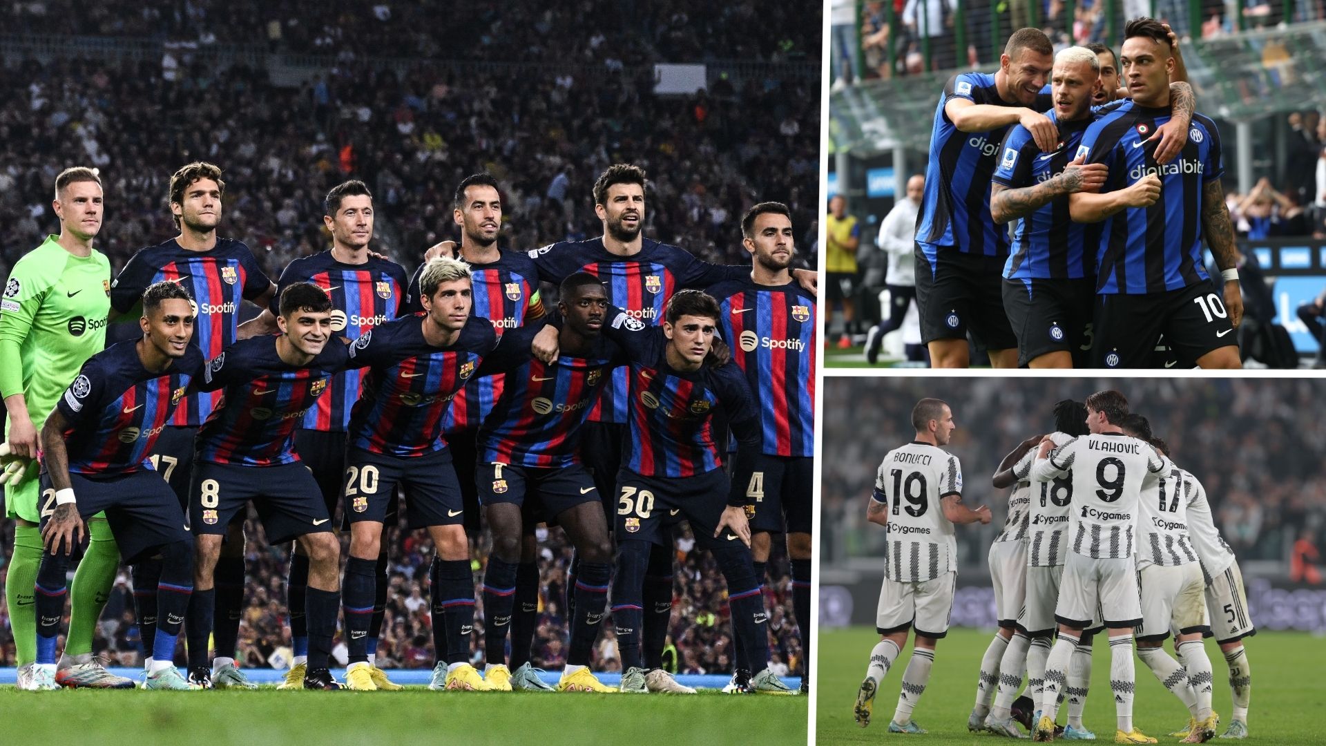 Barcelona Inter Juventus