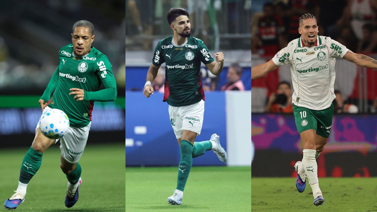 Vitor Roque, Flaco López e Paulinho