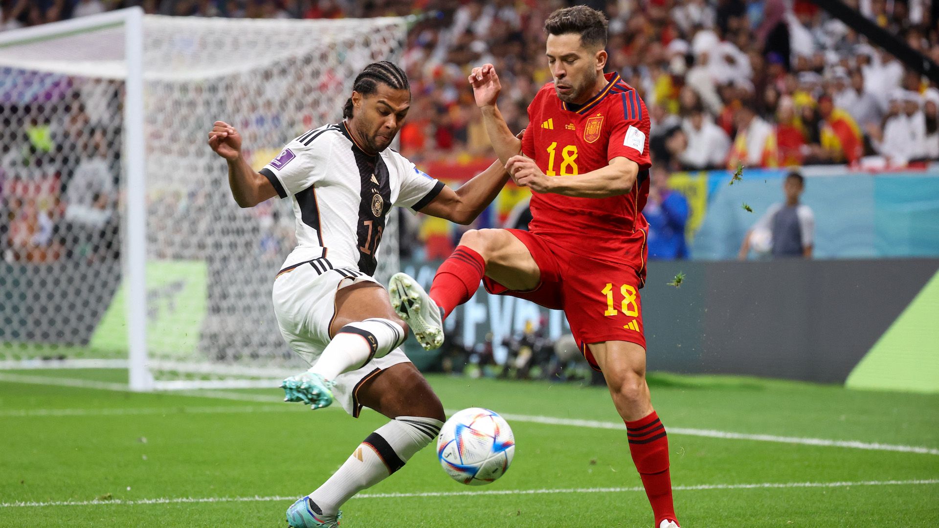 Jordi Alba Gnabry Spain Germany World Cup Qatar 2022