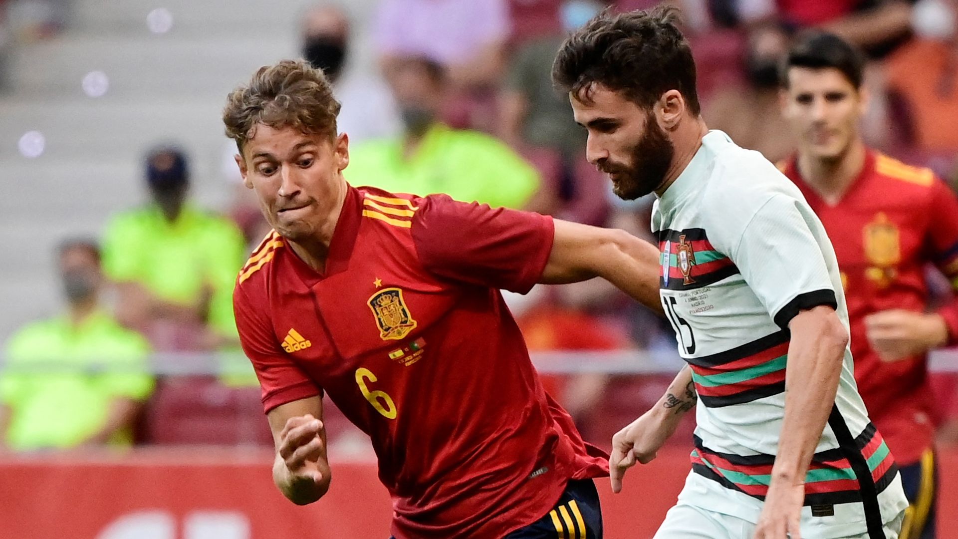 Llorente, España vs. Portugal