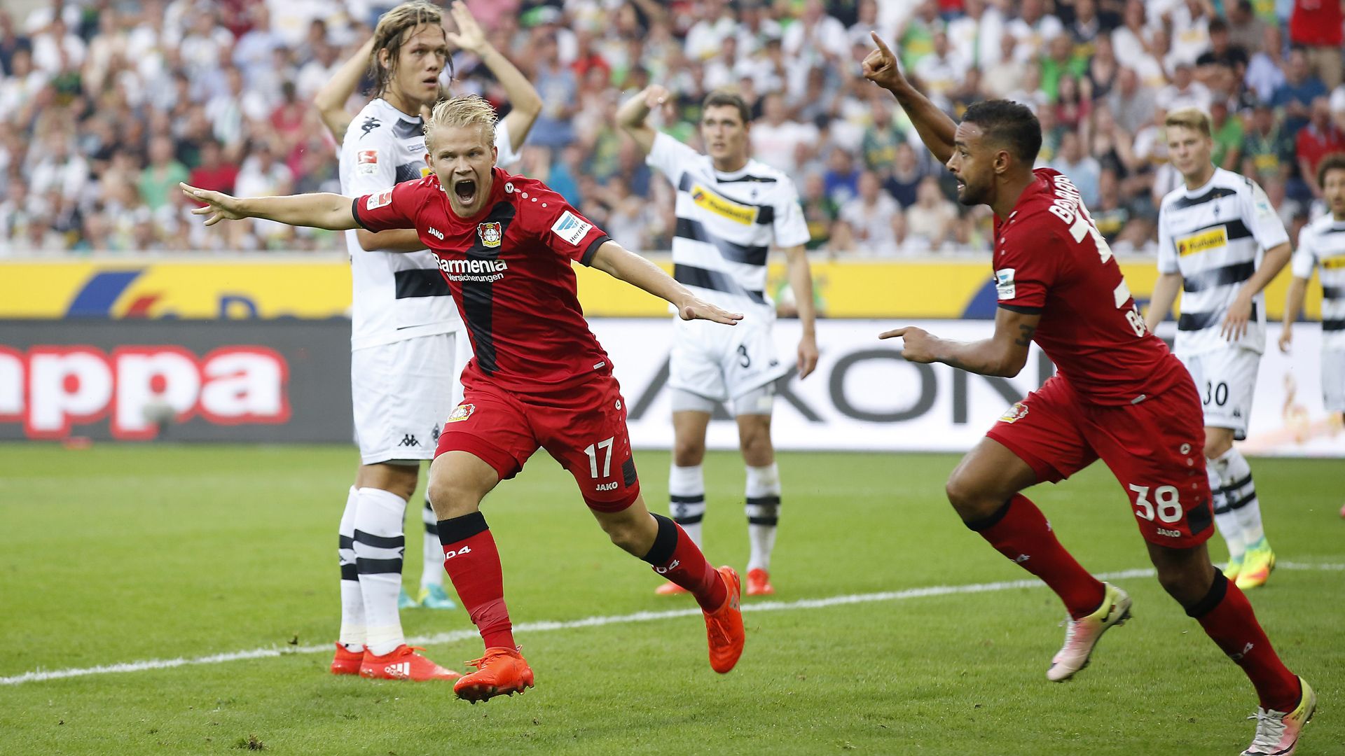Joel Pohjanpalo Bayer Leverkusen 27082016