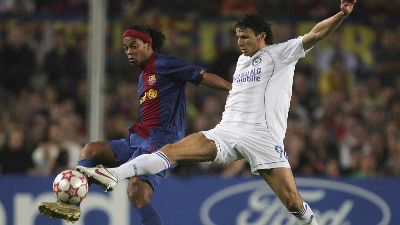 Khalid Boulahrouz and Ronaldinho