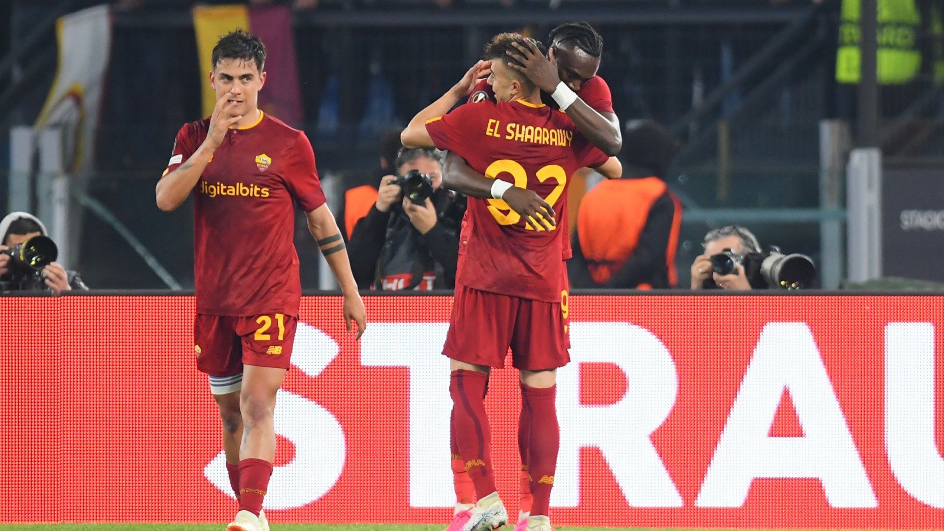 Roma Dybala Abraham El Shaarawy